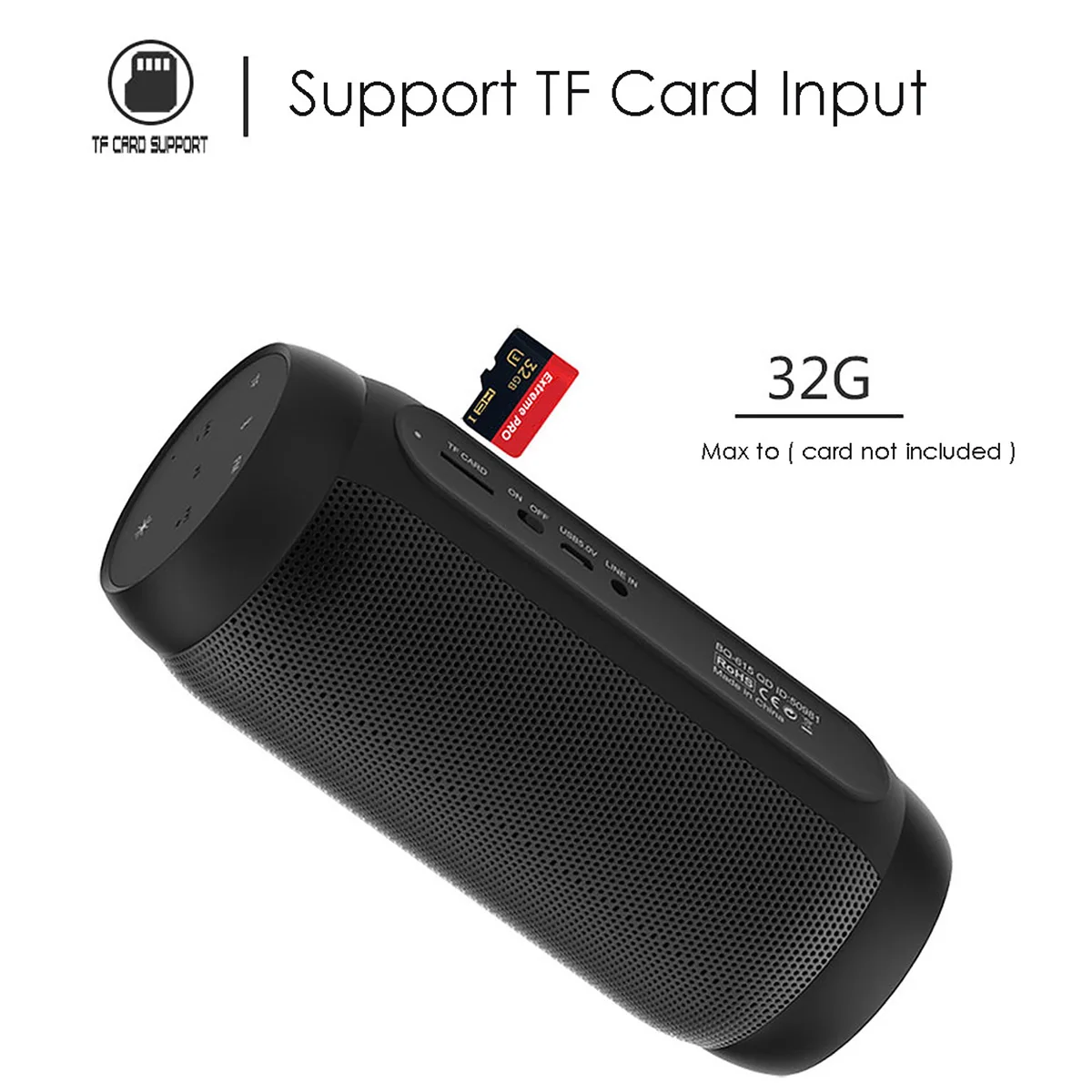 СВЕТОДИОДНЫЙ цветной Bluetooth-динамик AEC с подсветкой Hi-Fi Беспроводная портативная