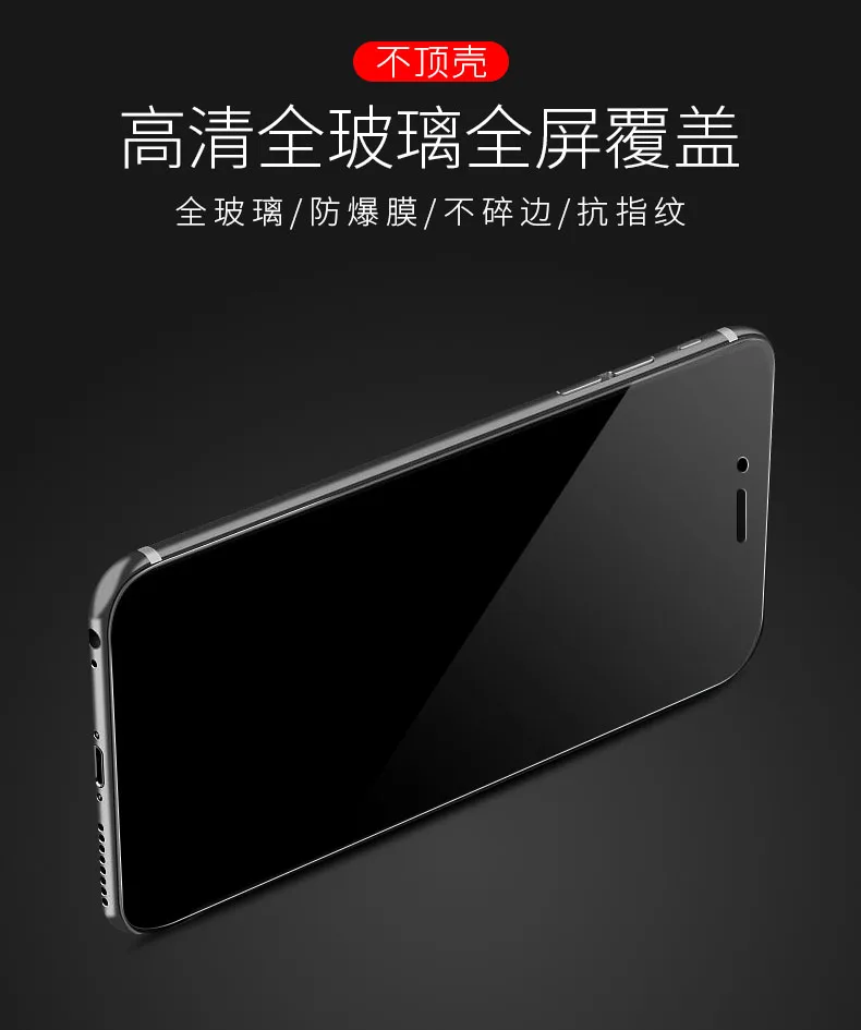 Закаленное стекло SUREHIN для apple iPhone 8 7 6 S Plus XS MAX XR изогнутое полноэкранное защитное 3