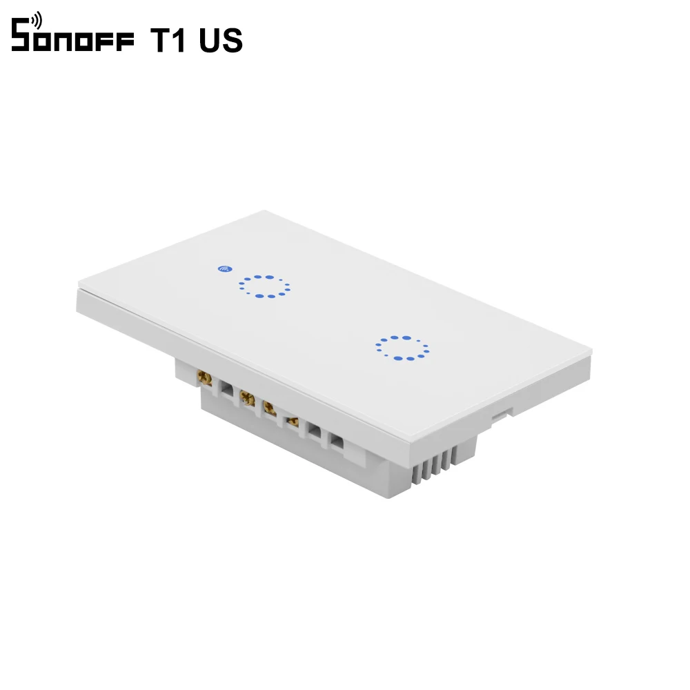 Sonoff T1 US Smart Wifi настенный выключатель света RF/APP/сенсорное управление светильник