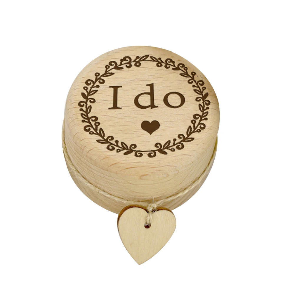 1 шт. коробка для кольца винтажная деревянная деревенская Свадебная шкатулка