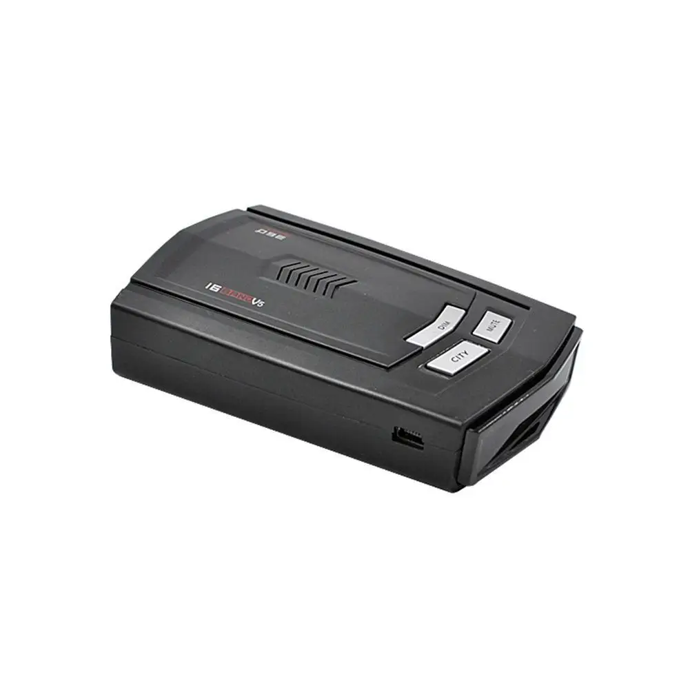 Английский Русский Антирадары автомобиля Dc12v 360 V5 Скорость сигнализации
