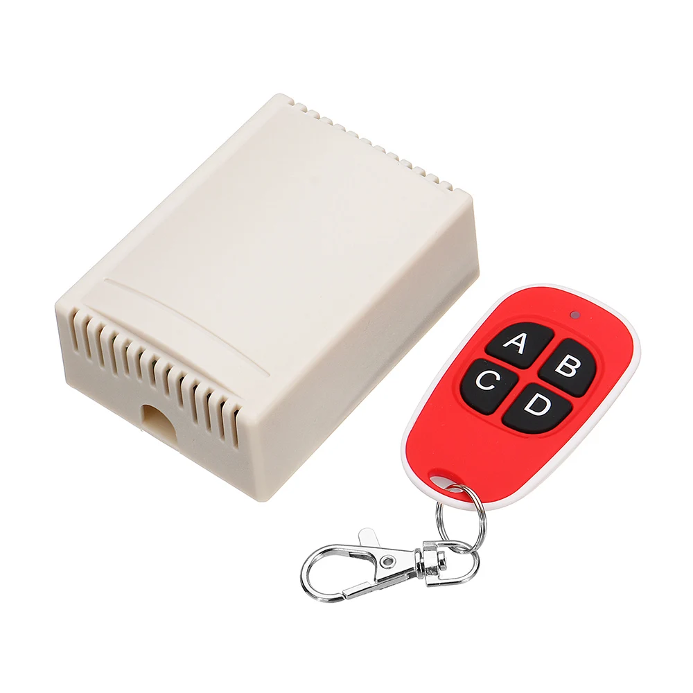 DC 12V 433MHz тип обучения четыре пути беспроводной пульт дистанционного управления