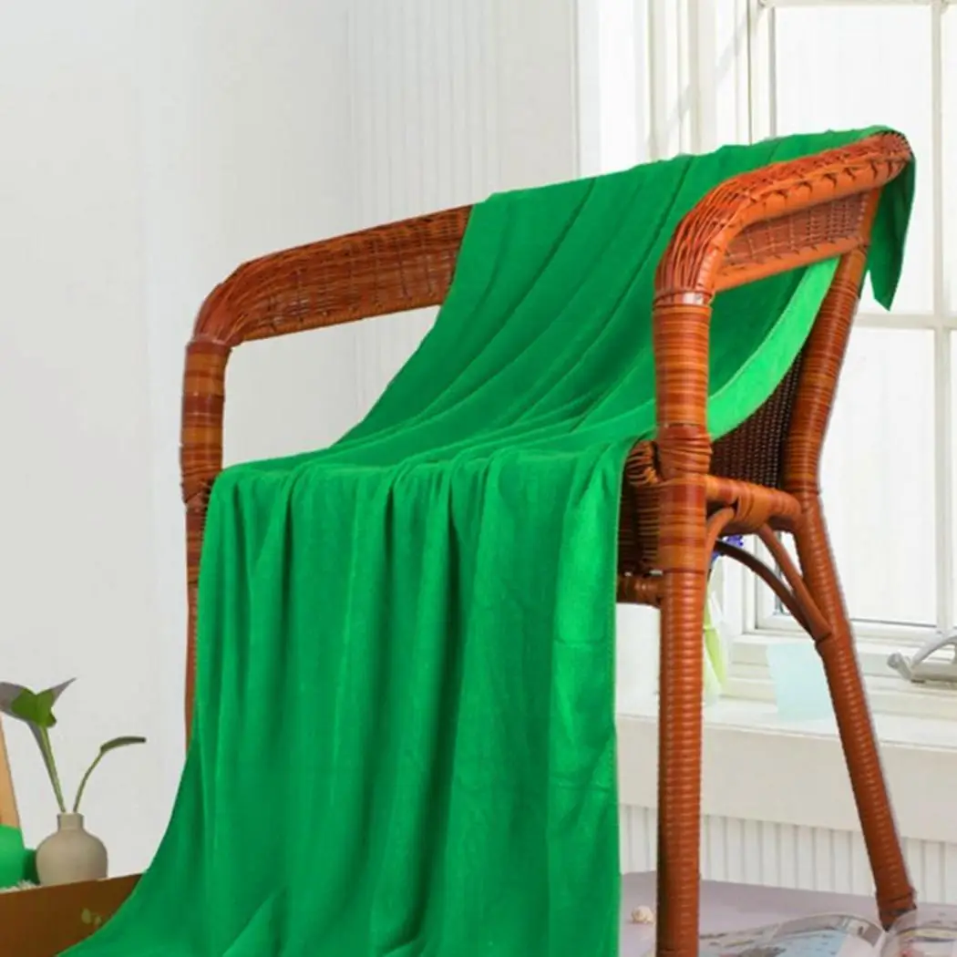 Large Absorbent Microfiber Drying Beach Swim Solid Random Bath Towel | Дом и сад