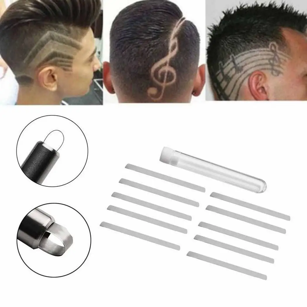 Fashion Useful Hair Styling Razor Engraving Patterns Engraved Pen As Picture Eyebrows Blades 0.007kg | Красота и здоровье