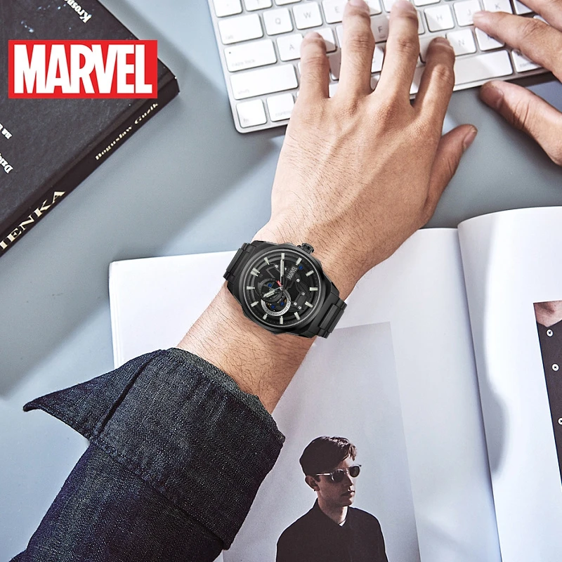 Disney Marvel часы Железный человек мужские механические автоматические полые