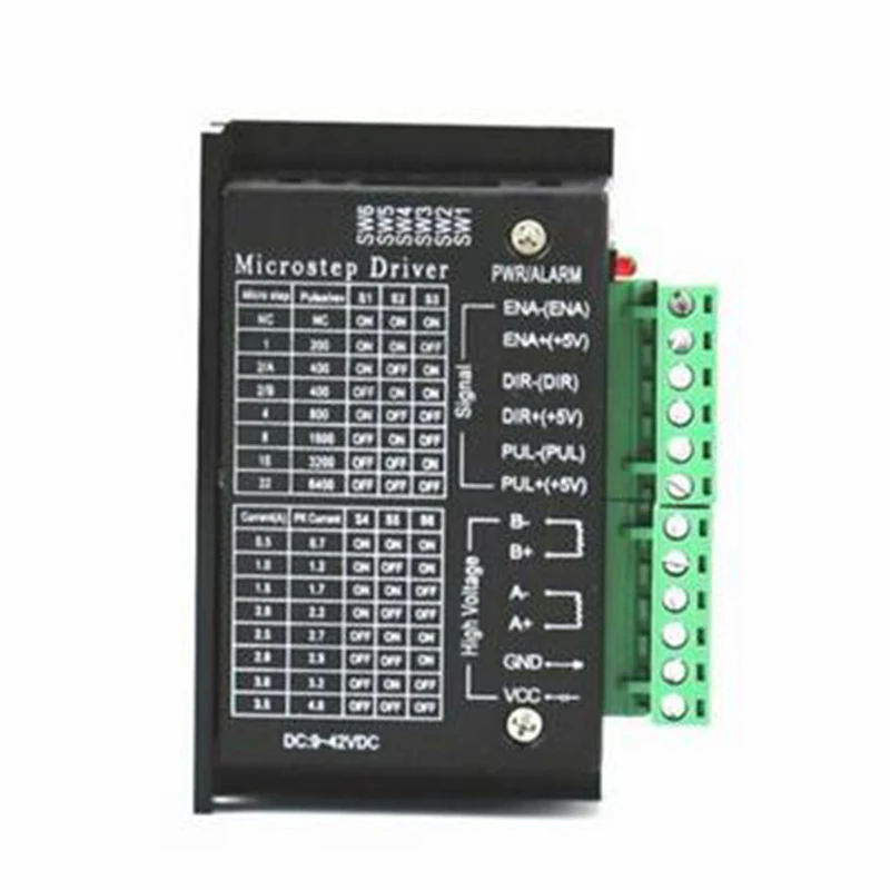 Драйвер шагового двигателя TB6600 4A Nema 23 34 42/57/86 Nema17 DC9 40V|Детали и аксессуары для