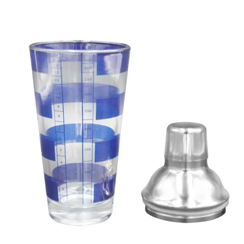 450 мл стеклянный шейкер для коктейлей прозрачный винного мартини напитков со