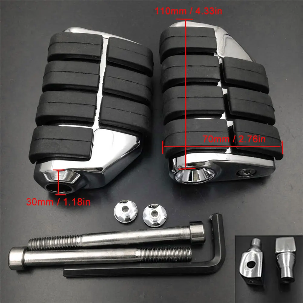 Большие передние колышки для ног подходят 1997-2004 Honda Valkyrie GL1500 F6C GL1500C все модели