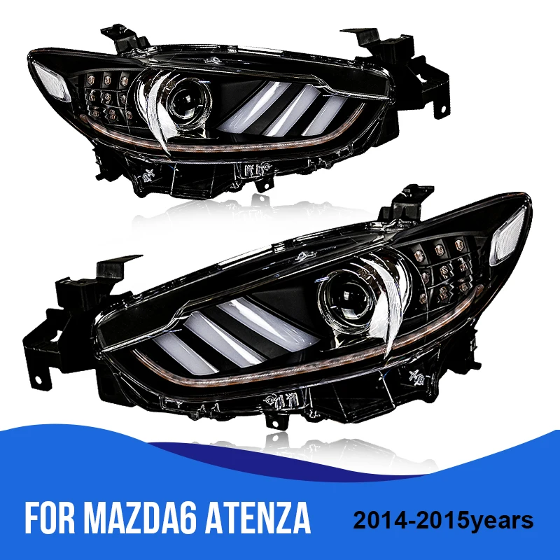 ROADOT для Mazda 6 Atenza 2014 2015 Биксеноновые линзы ближнего света Автомобильный Стайлинг