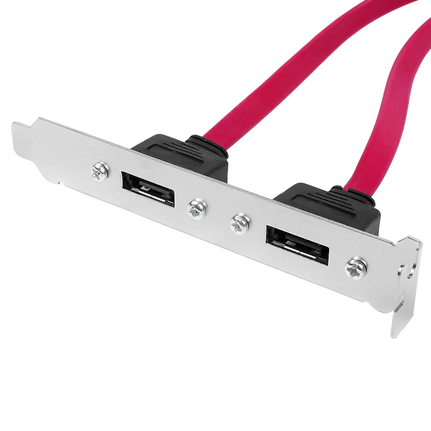 2 eSATA + 4 Pin держатель с питанием Порты и разъёмы девушки SATA кабель|Кабели для