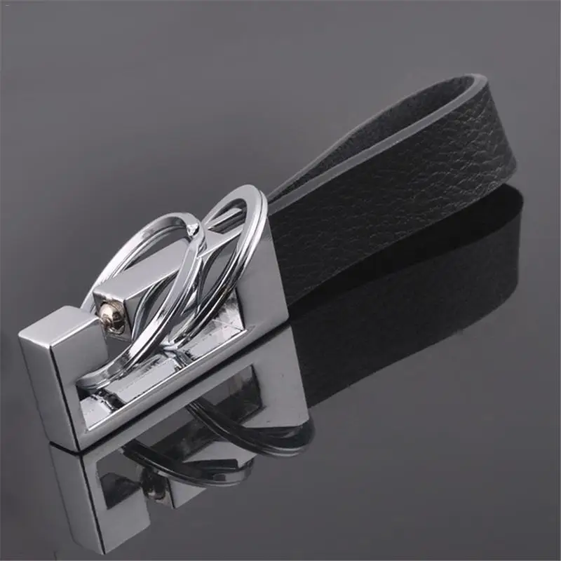 3D цинковый сплав кожаный брелок для ключей модный авто держатель автомобильные