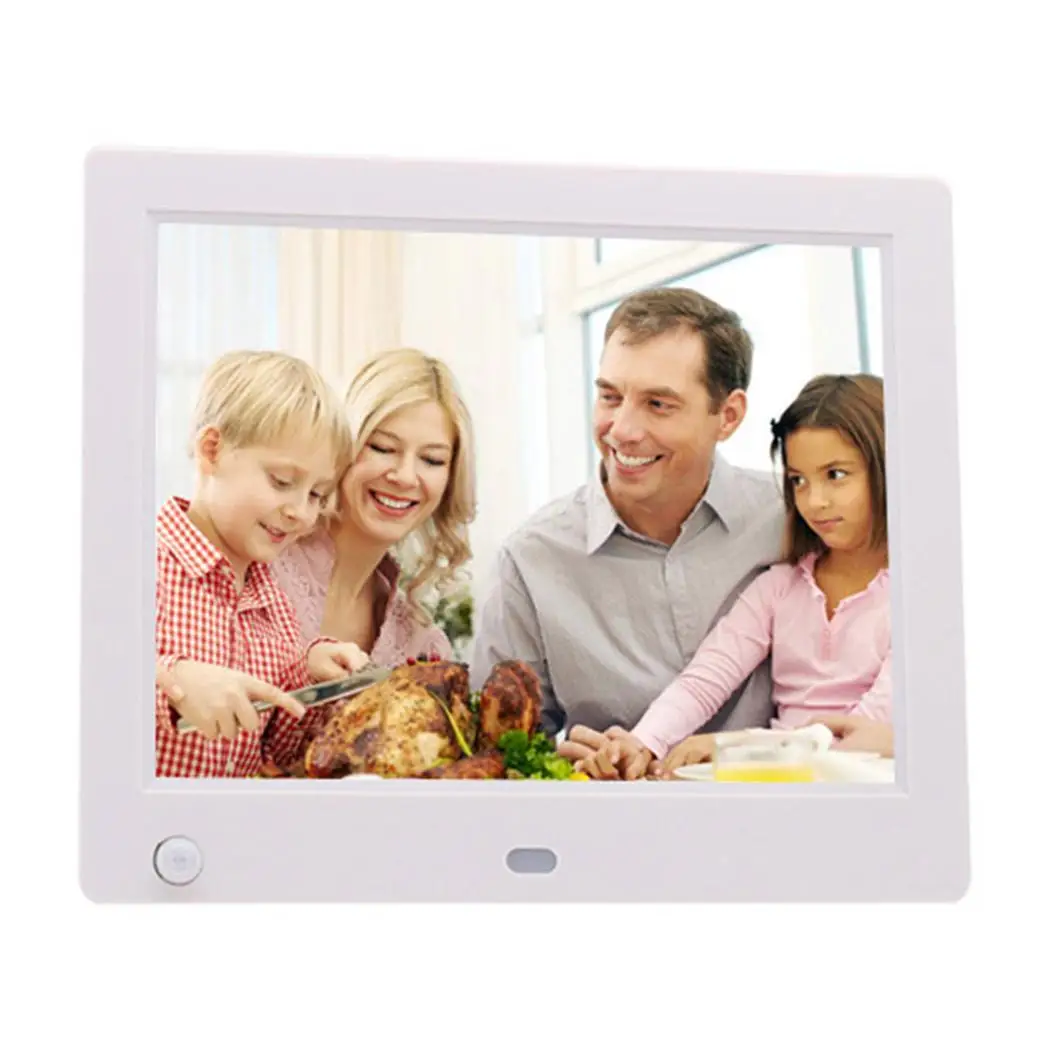 8 дюймовый музыкальный видеоплеер JPG JPEG MP3 82w x 2 TXT до 32G цифровая фотография 5В 2А