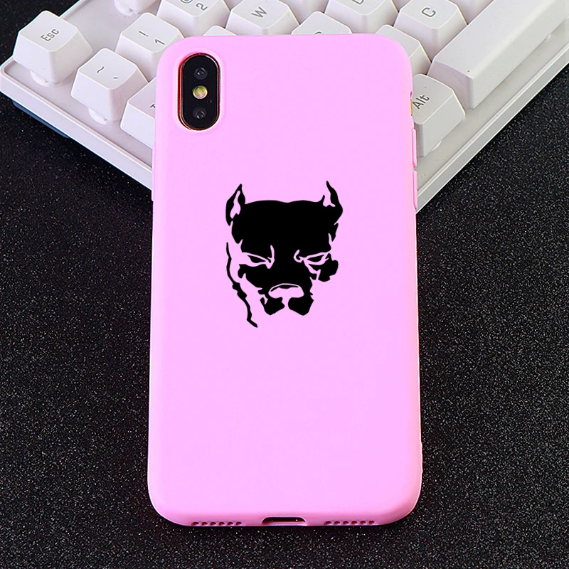 Funny Cell Phone Cases for iPhone 6s 7 8 Plus X XS MAX XR Case Bulldog Soft TPU Silicone Fitted Mobile Cover Accessories |