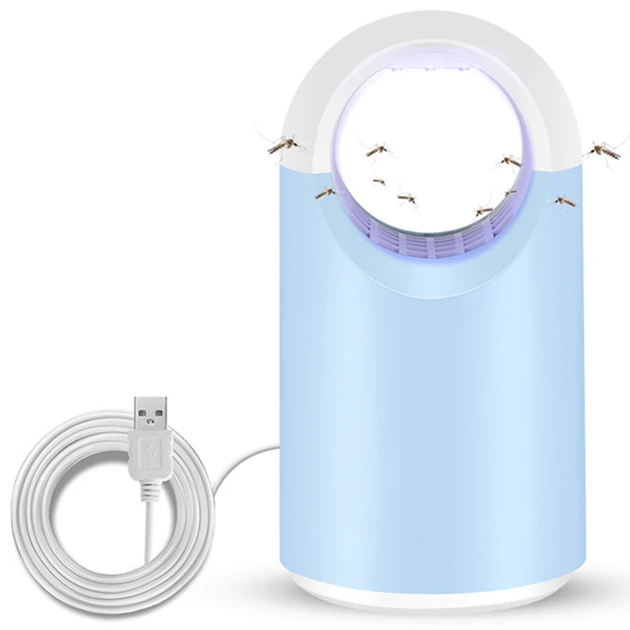 USB Photocatalyst Mute Efficient Mosquito Killer Lamp Light Silent LED Bug Zapper Trap Insect Charger | Дом и сад