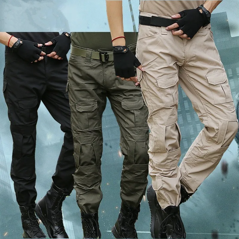 

Army Fans Training Tactical Military Trousers Men Outdoor Camping Hiking Climbing Shooting Combat Sports Breathable Cargo Pants
