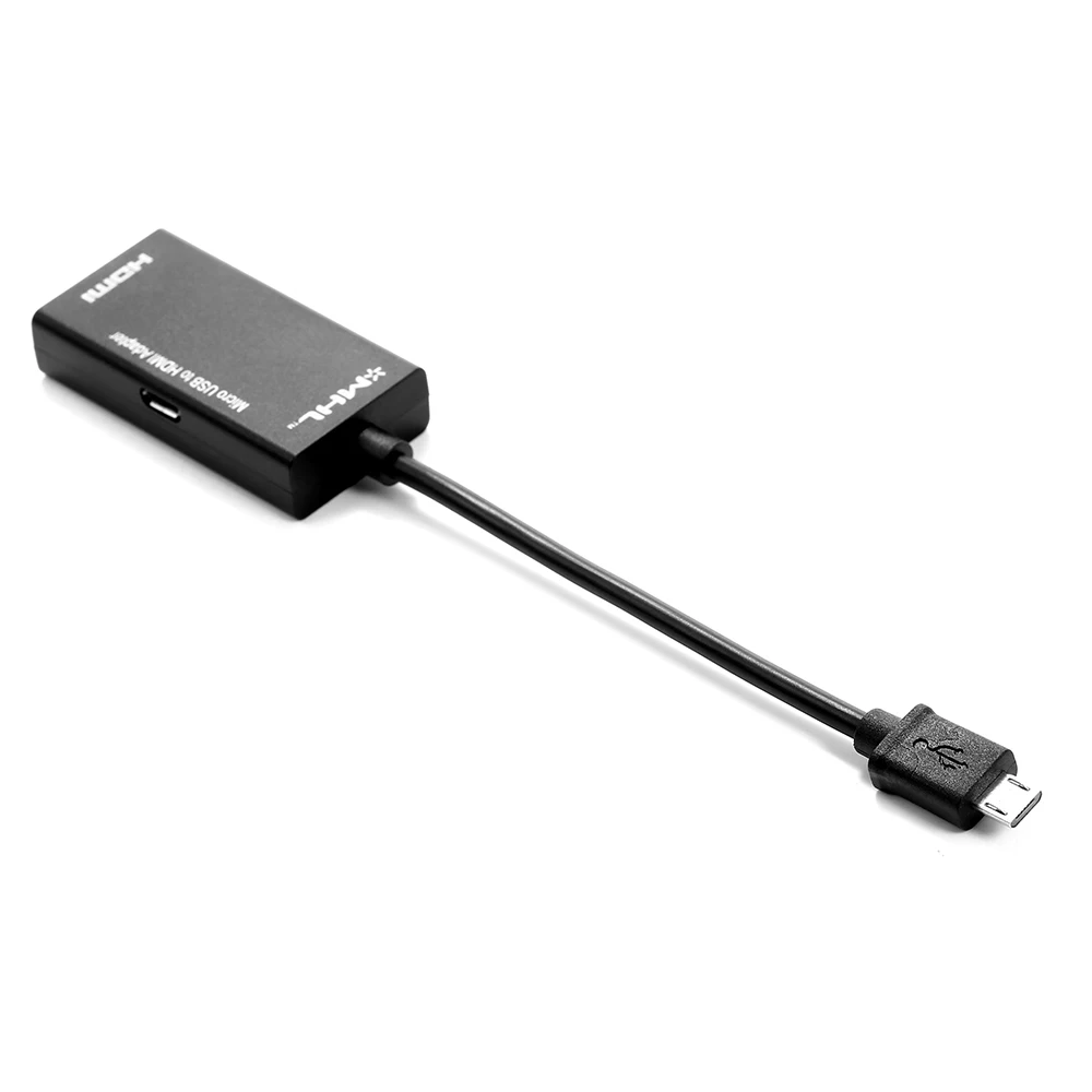 Адаптер Micro USB для мультимедийного интерфейса высокой четкости ТВ Кабель адаптер