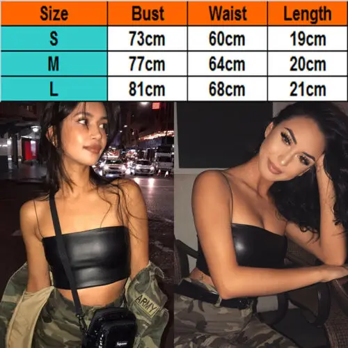Женский Повседневный жилет из кожи черный однотонный топ без рукавов на бретелях