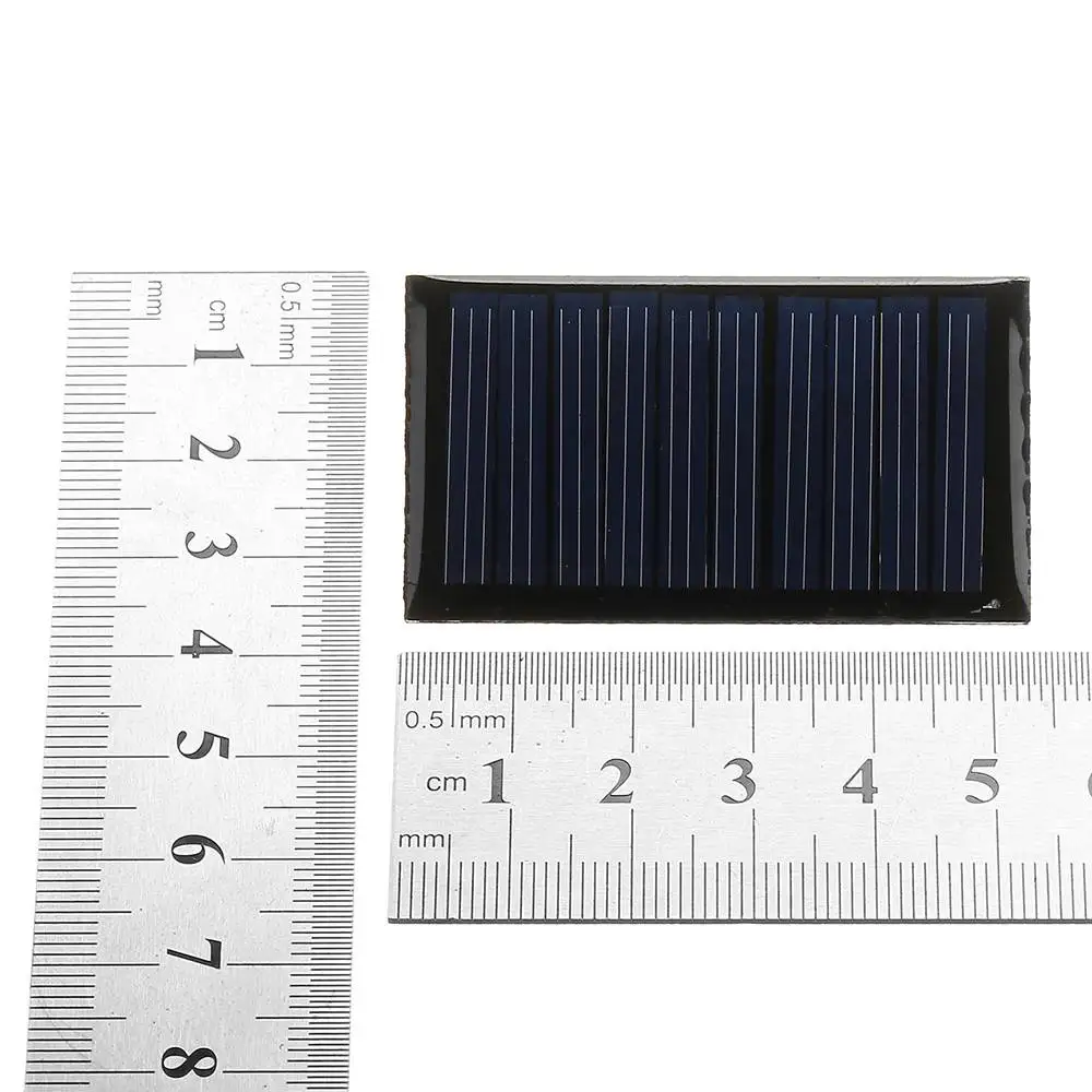 Новая солнечная панель DIY 5V 0 15 W 30MA поликристаллическая Кремниевая эпоксидная