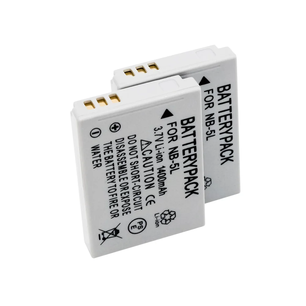 2 шт. NB 5L запасная батарея камеры и USB зарядное устройство для Canon IXY 830 IS Digital IXUS SD SX