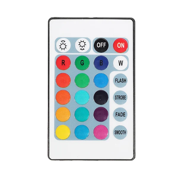 CLAITE AC100-240V к DC12V 5A ЕС Plug Мощность адаптер с 24keys ИК-пульт Управление для RGB