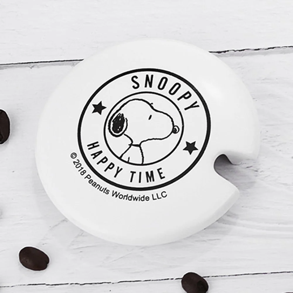 SNOOPY 400 мл полосатая керамическая чашка очищенная костяная кофейная кружка из