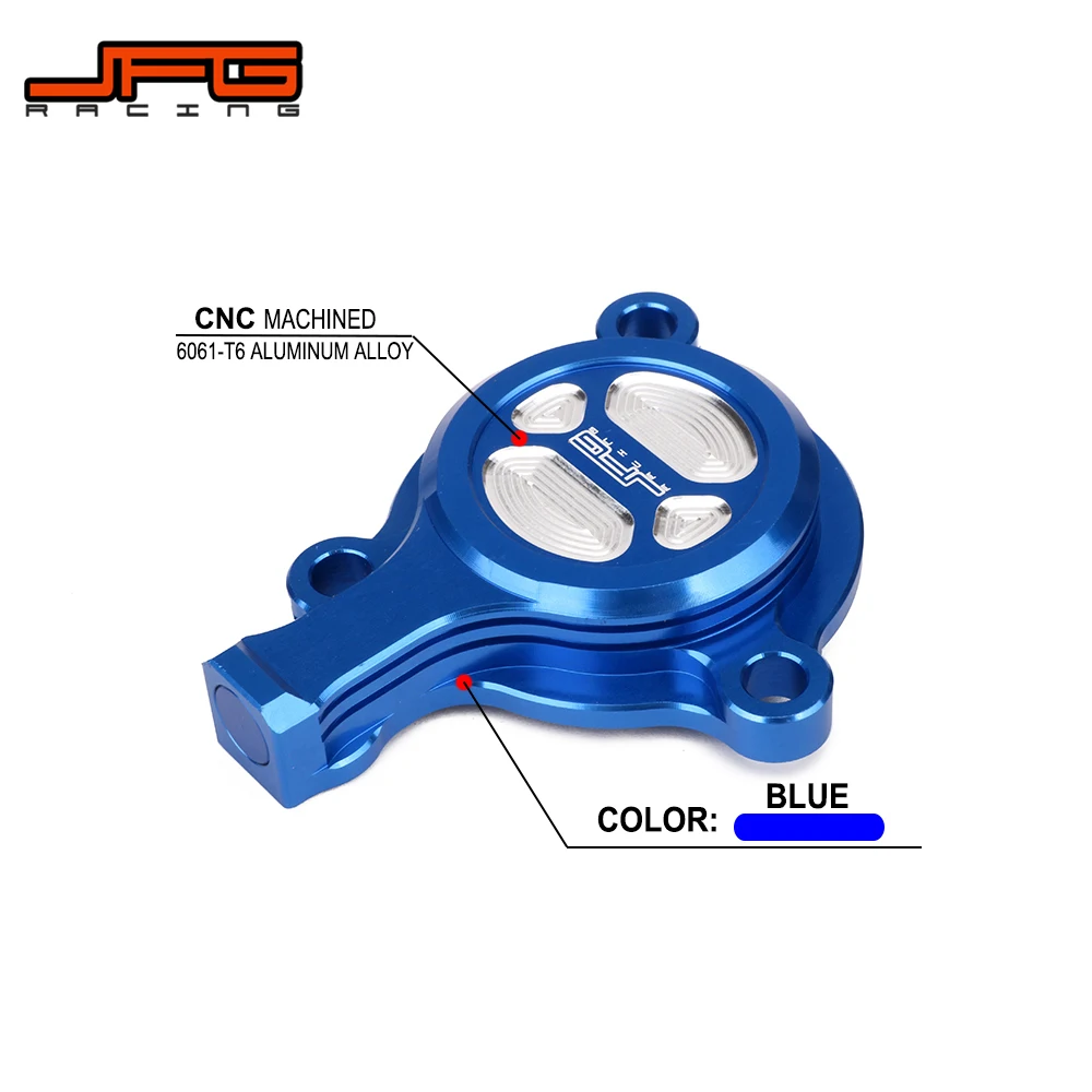 Алюминиевый Масляный фильтр для мотоцикла CNC Крышка YAMAHA WR250F WR450F 03 15 WR250R WR250X 07 17 YZ250F