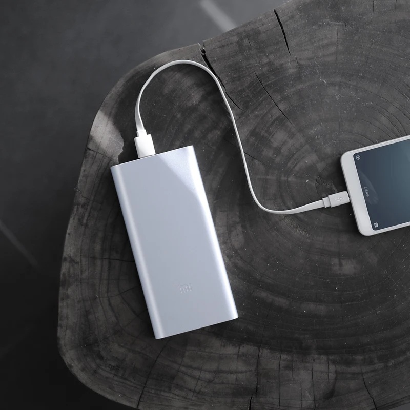 Оригинальный внешний аккумулятор Xiaomi Mi Power Bank 2 10000 мАч 18 Вт быстрое зарядное