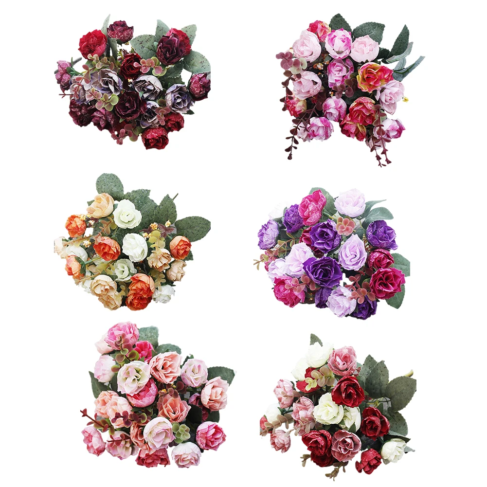 1Pc Artificial Flower Rose DIY Garden Party Home Wedding Holiday Craft Decor New | Дом и сад