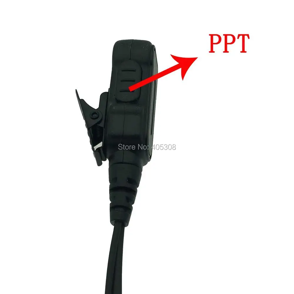 C кольцо подвески для ушей гарнитура наушники с PTT микрофоном 2 контактный Kenwood HYT