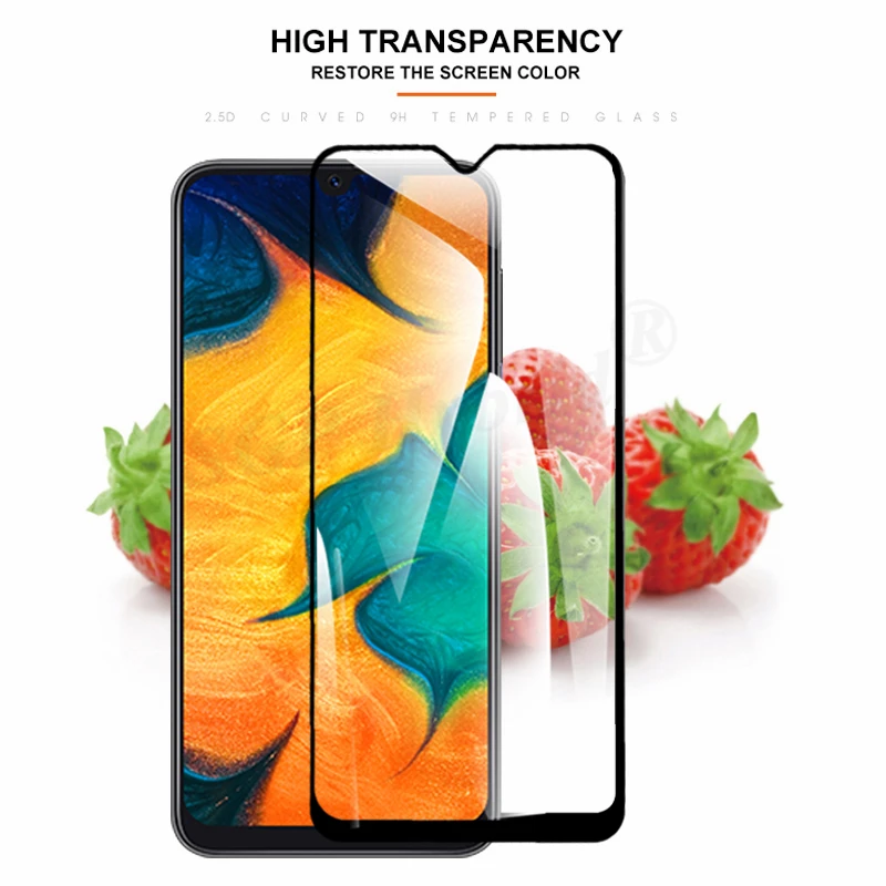 9D для samsung A30 A50 Защитное стекло galaxy a40 a70 Защитная крышка экрана закаленное A 30 50 40 70