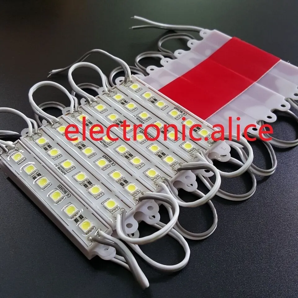 NEW 20PCS DC12V 6LED Module SMD 5050 White Sign Design | Лампы и освещение