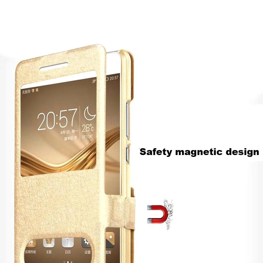 Чехол для Huawei Y6 Pro Y7 Y9 Y5 Y3 ii Prime P Smart Plus 2017 2018 2019 Filp Windows чехол телефона из