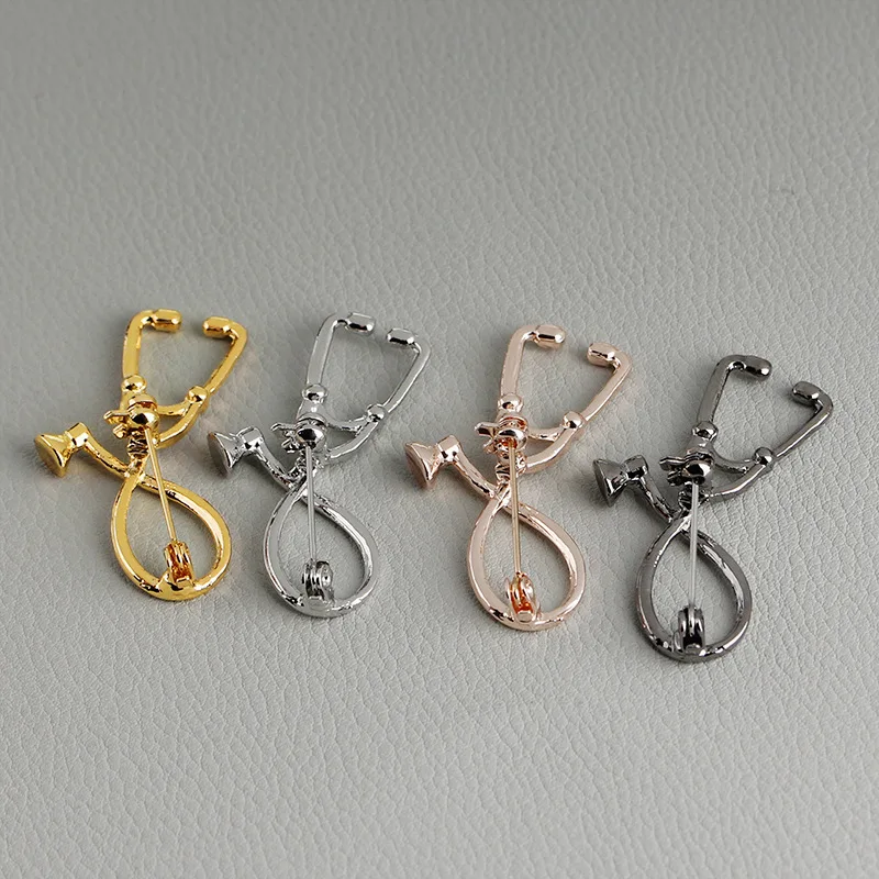 women jeans shirt pin Movies Periphery Ornaments Mysterious Doctor Stethoscope Brooch Accessories clothing gift | Украшения и