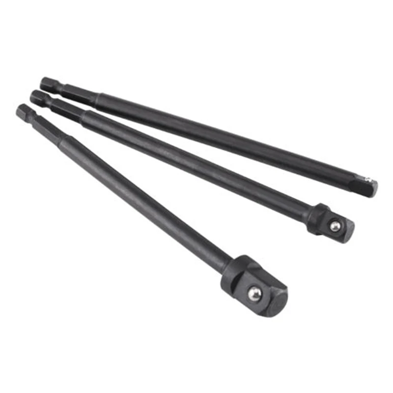 Набор сверл с длинным ударным действием 3 шт. набор переходников гнездом