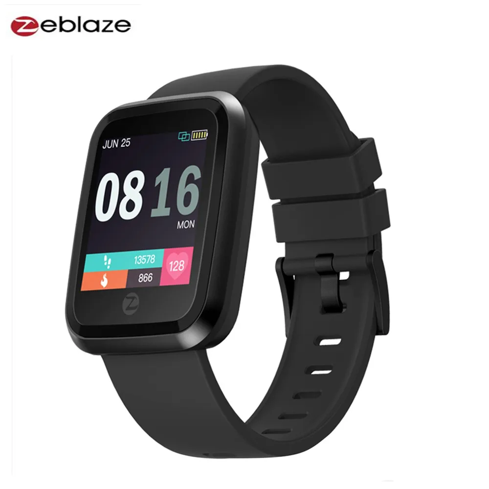 Zeblaze Кристалл 2 Smartwatch IP67 Водонепроницаемый Носимых устройств монитор сердечного