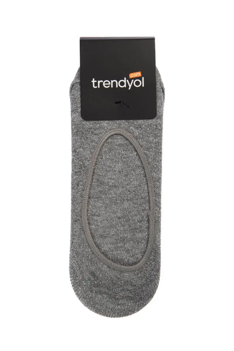 Trendyol серые Lurexli носки для балерины TCLAW19BC0047|Носки| |