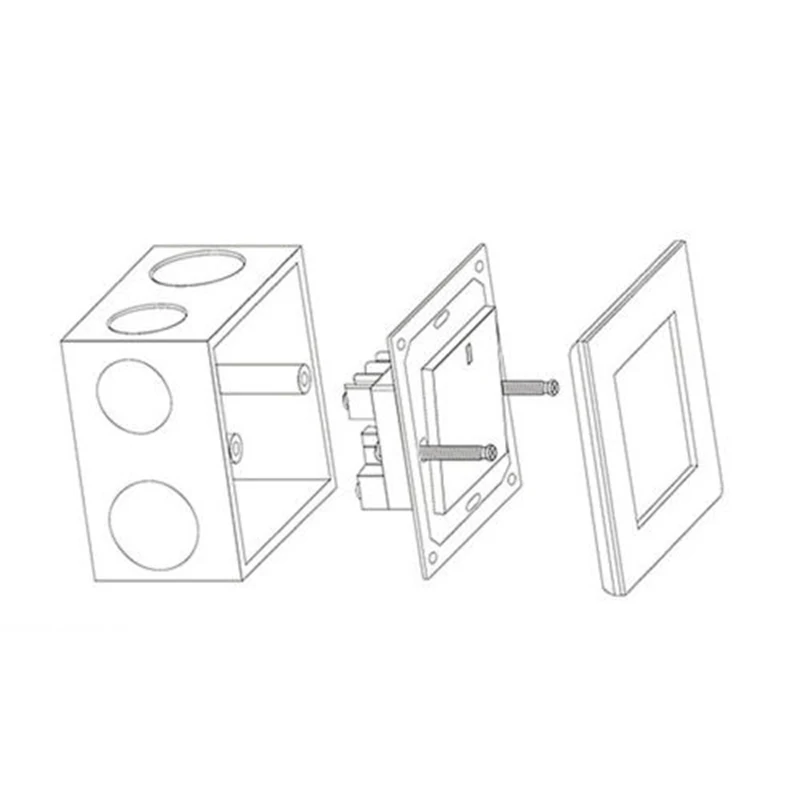 10A Adjustable Controller LED Dimmer Wall Switch For Dimmable Light Bulb 86*86mm | Обустройство дома