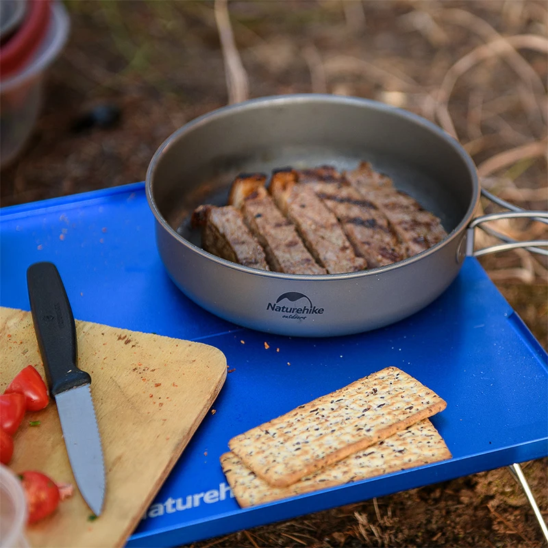 Naturehike Титановая посуда легкий высокопрочный 2 5 человек Открытый Кемпинг горшок