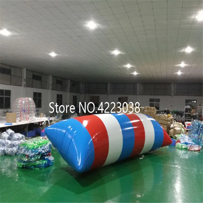 Бесплатная доставка новинка надувной водный батут 6x3 м подушка для прыжков с