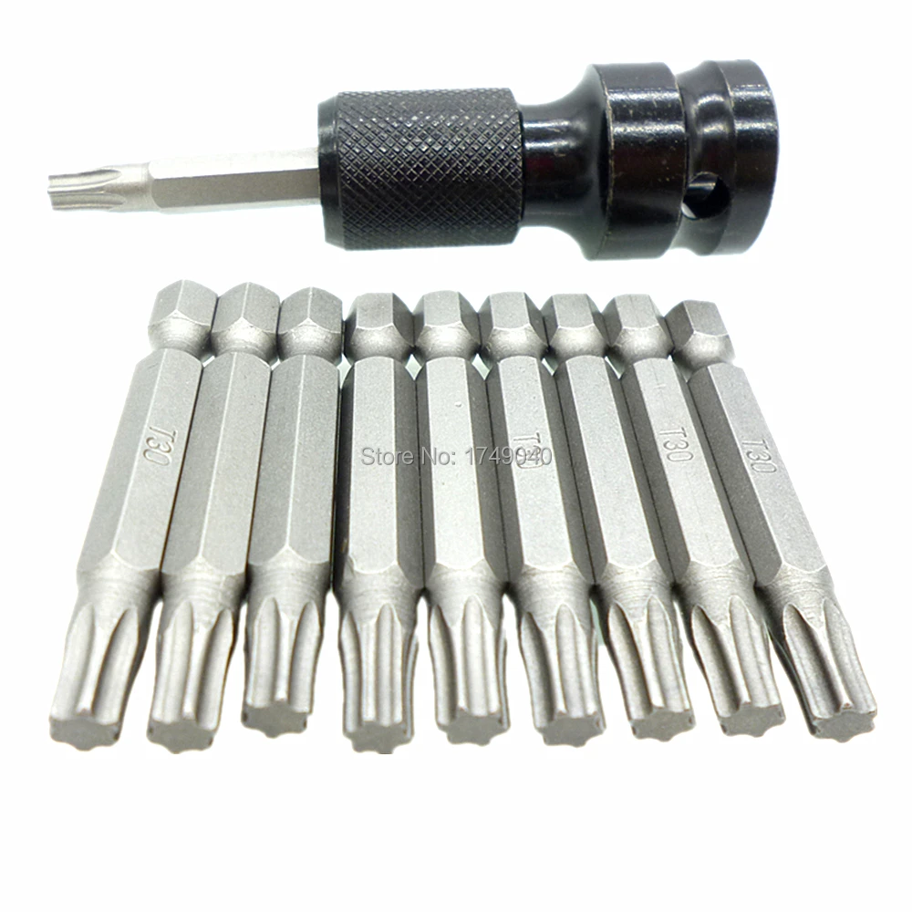Магнитная отвертка Torx с шестигранным хвостовиком 1/4 дюйма сверло шестигранной