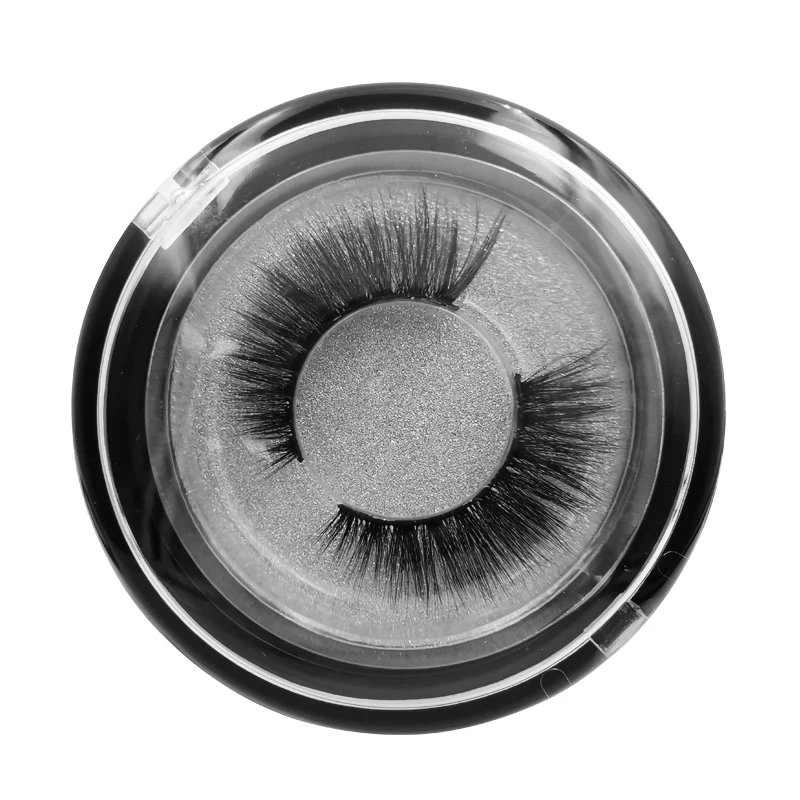 New 1 Pair Naturalcrisscross FalseEyelashes MakeupMink Eyelashes Hand Made Box 3D Mink Lashes 10mm Cilios | Красота и здоровье