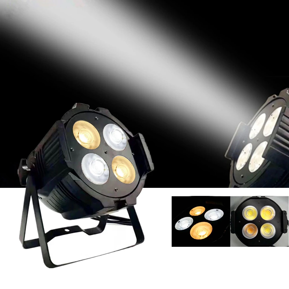 

4 Eyes 200W LED COB Par Light/4*50W LED Blinder Light Cool White+Warm White COB Stage Lighting LED Optional Control Individually