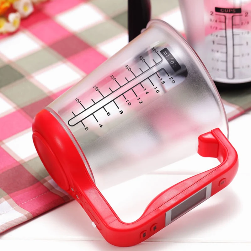 Hot Sale Measuring Cup Scale with LCD Display Kitchen Jug Digital Food Liquid Measure Containers Tools |