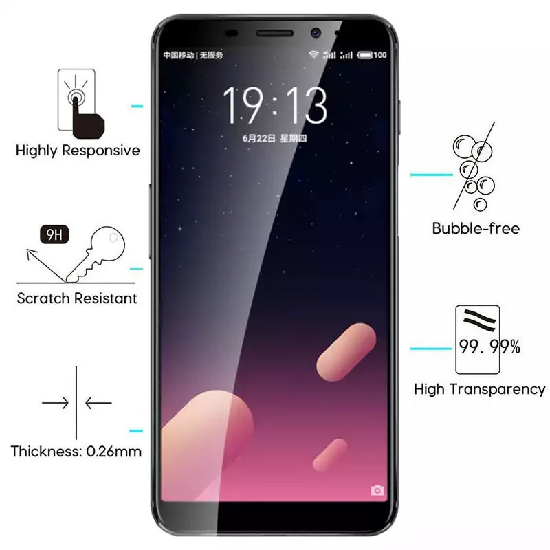 Защитная пленка для экрана Maisie M 6s защитная из закаленного стекла Meizu лабиринт S6 6S