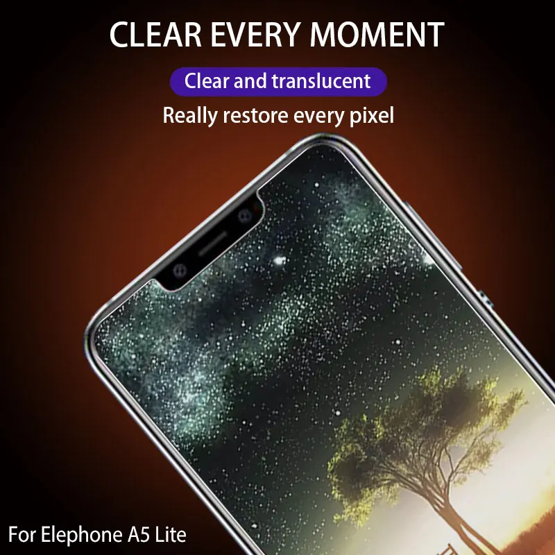 Закаленное стекло для Elephone A5 Lite Защитная пленка экрана 6 18 дюймов стеклянная