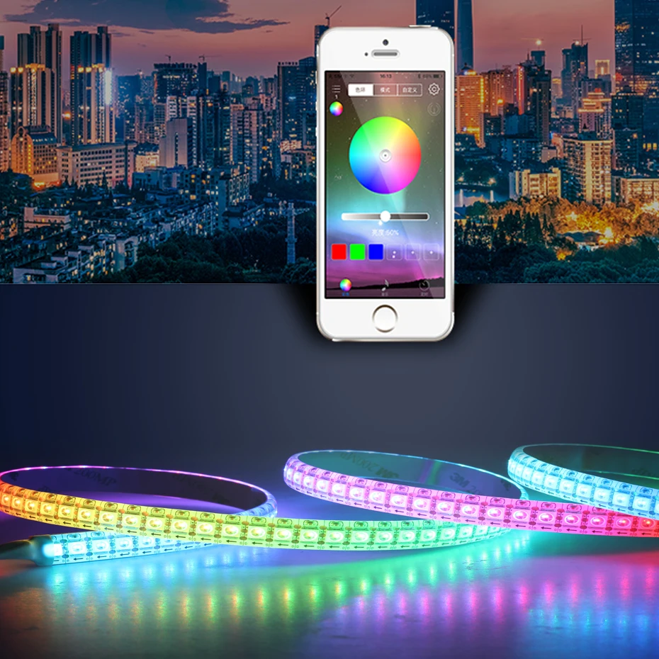 

DC12V 24V RF LED Dimmer Controller Bluetooth RGB Remote Music Controller For LED Strip Light Addressable LED Controller 24 Keys