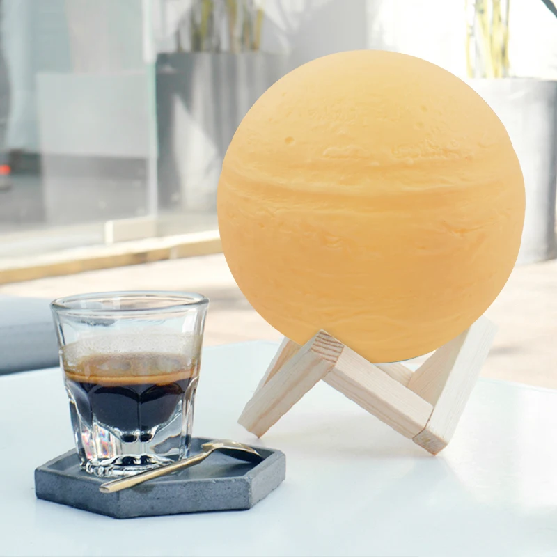 13 см 3D лампа с изображением лунного света монохромная батарея светодиодный