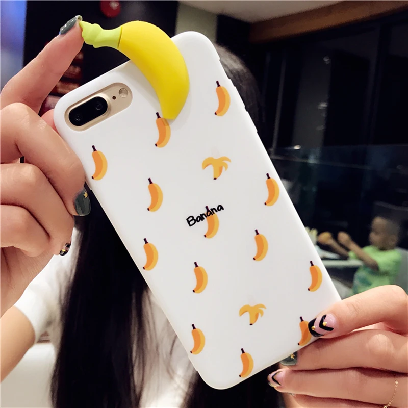 KISSCASE 3D фруктовый чехол для телефона iPhone X XS XR 6 7 8 MAX Girly милый мягкий кукольный