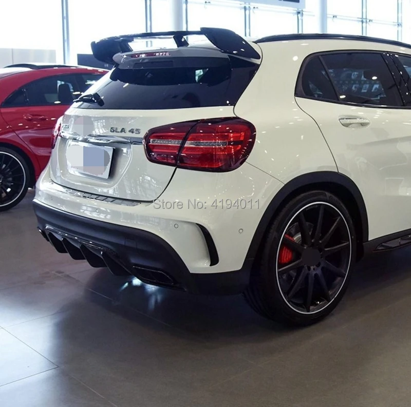 Для Mercedes-Benz GLA Class X156 GLA45 AMG GLA200 GLA220 GLA250 GLA260 2013-2018 ABS краска черный красный цвет