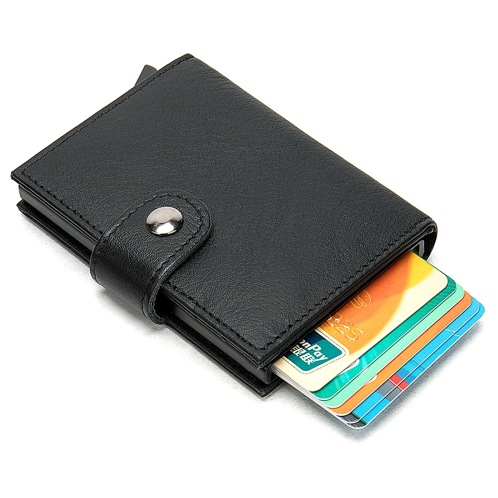 

Мужской кошелек из натуральной кожи, с Rfid-защитой
